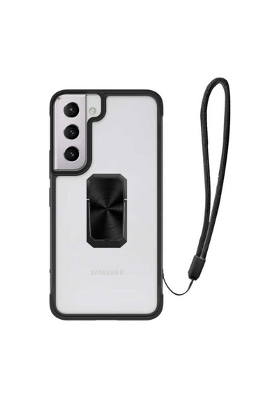 Samsung Uyumlu Galaxy S22 Plus Kılıf Zore V-bax Kapak Siyah