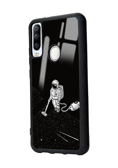 General Mobile Gm 20 Pro Uyumlu Astronot Tatiana Tasarımlı Glossy Telefon Kılıfı Siyah