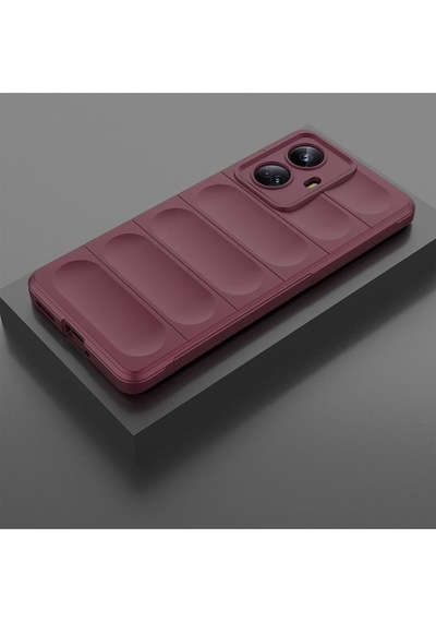 Cosmotex Newface Realme 10 Pro 5g Kılıf Optimum Silikon - Bordo