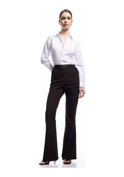 Koton Regular Fit Klasik Yaka Uzun Kollu Poplin Gömlek Beyaz 6wak60035uw Beyaz