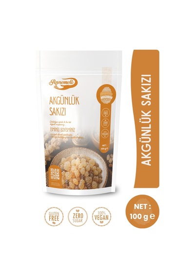 Akgünlük Sakızı - 100g - Boswellia Serrata Ağacından %100 Doğal Taze