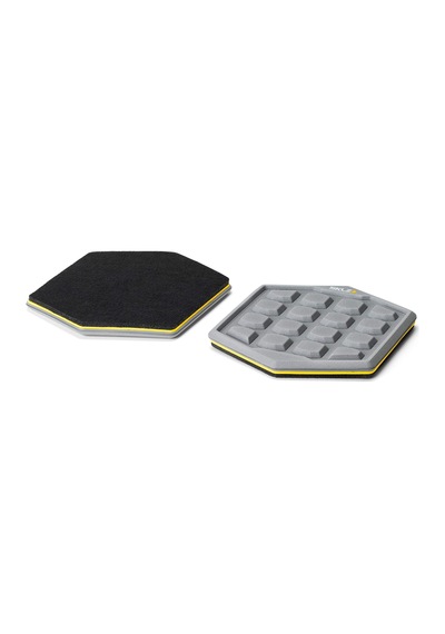 Sklz Üniseks Non Core Court Slidez Denge Diskleri, Tüm Vücut Antrenmanı İçin Egzersiz Sürgüsü, Hafif Ve Aşınmaya Dayanıklı, Gri, 31 Cm, 2 Adet, Tek Beden