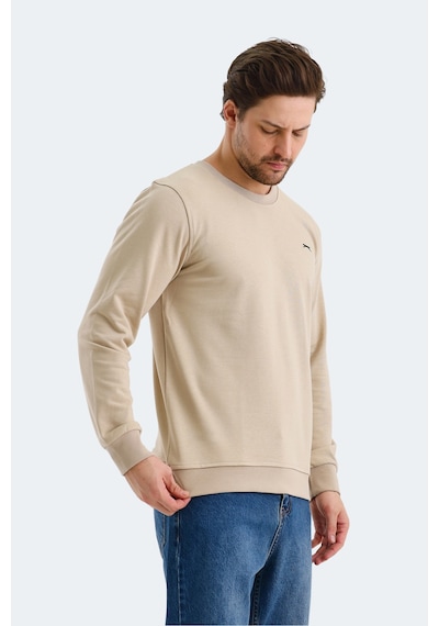 Slazenger Orvar In Erkek Bej Sweatshırt Bej