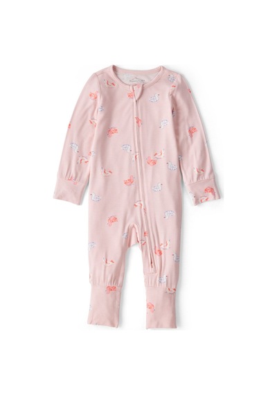 Carter's Kız Bebek Baskılı Fermuarlı Tulum Pembe 1v259510