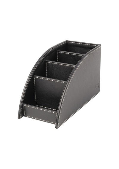Kalemlik Ve Kumandalık Suni Deri Masaüstü Organizer 4 Gözlü 21,5x10x12,5 Cm