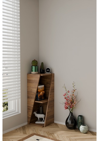 Modern Çok Amaçlı 90 Cm 2 Raflı Köşe Kitaplık Dekoratif Salon Rafı Çok Amaçlı Düzenleyici Organizer Atlantik Çam Modern Çok Amaçlı 90 Cm 2 Raflı Köşe Kitaplık Dekoratif Salon Rafı Çok Amaçlı Düzenleyici Organizer Atlantik Çam