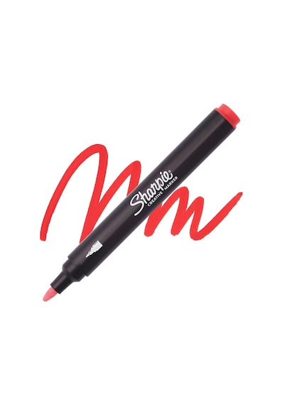 Sharpie Akrilik Markör Yuvarlak Uç Kırmızı 2218119 Diğer