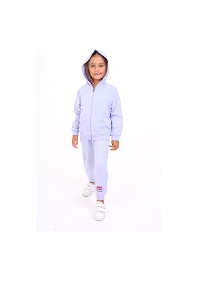 Toontoy Kids Toontoy Kız Çocuk Baskılı Eşofman Takım Koyu Mavi