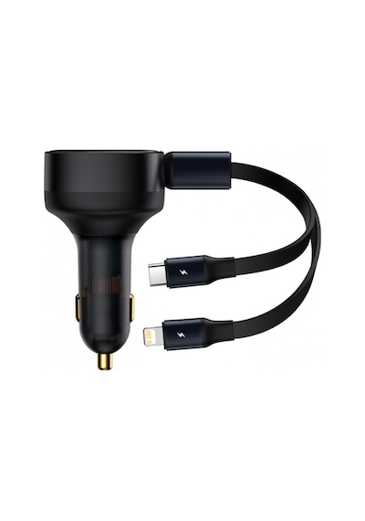 More TR Baseus 2in1 Makaralı 30W Hızlı Şarj Type-C + Lightning i