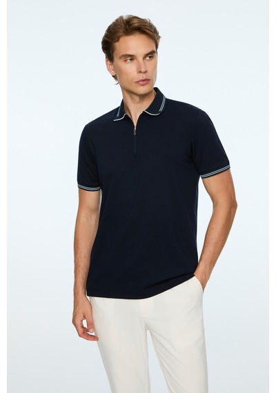 Morven Erkek Lacivert Trend Jakarlı Polo Yaka Dinamik Fit Tshirt 26ys018011200 Lacivert Morven Erkek Lacivert Trend Jakarlı Polo Yaka Dinamik Fit Tshirt 26ys018011200 Lacivert