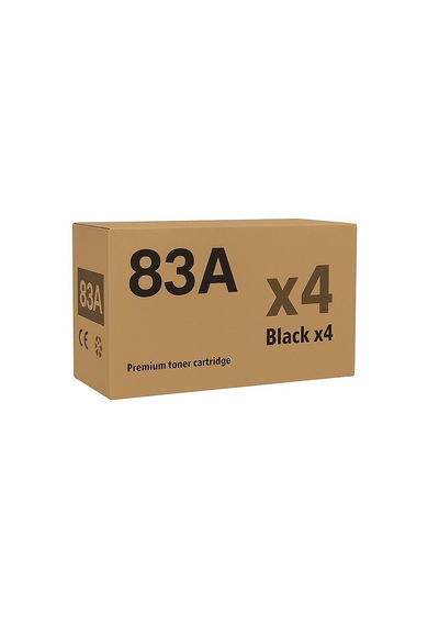 Hp Cf283a / Crg737 Uyumlu Çipli Toner 4'lü Set Paket