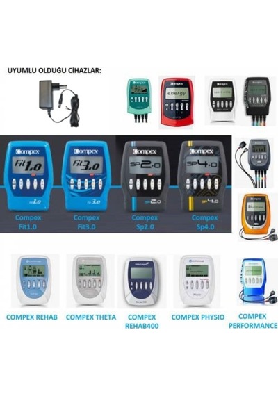 683010 Compex Şarj Adaptörü. 1 Pkt. Elektrot