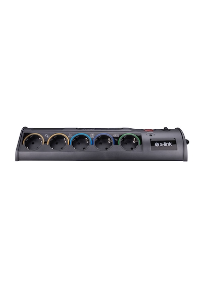 S-link Swv-prz010 Akım Korumalı Priz Usb Giriş 1.8mt 10'lu - 37071 2