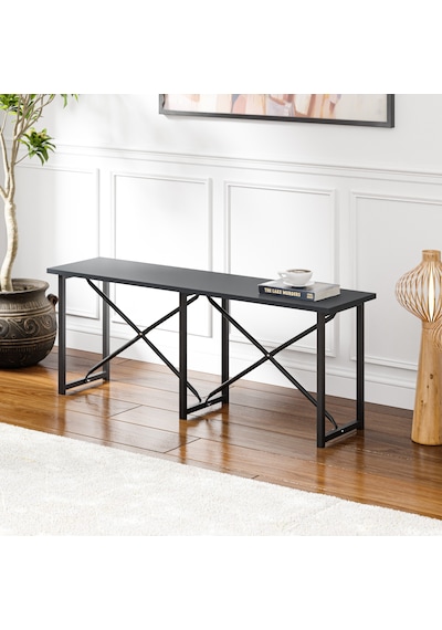 Mutfak Bahçe Bank Sandalye Düz Bank Sandalye Bench Füme 1543