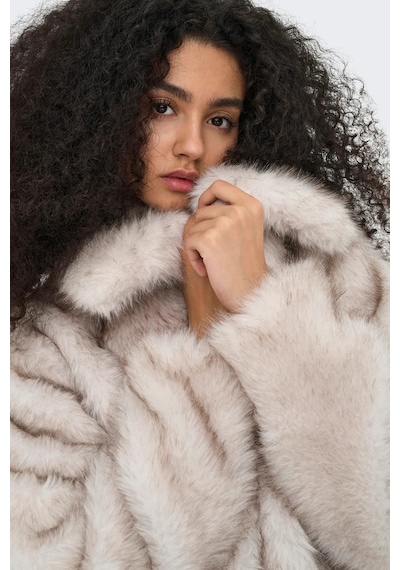 Only Kadın Onldawn Suni Kürk Mont 15348977 Taş Taş