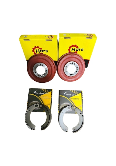 Massey Ferguson 135-148-240 Fren Balatası Komple New Blue+hars Kampana 2 Adet Takım