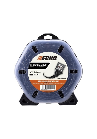 Echo Burgulu Siyah 3.3 Mm 53 Mt Misina