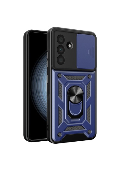 Samsung Galaxy Uyumlu A27 5g Pars Lens Yüzüklü Silikon - Lacivert Diğer