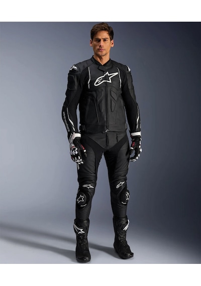 Alpinestars Missile V3 Deri Korumalı Motosiklet Pantolonu Siyah