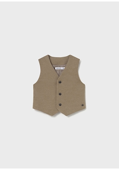 Mayoral Krem Erkek Bebek Yelek 2349 Krem