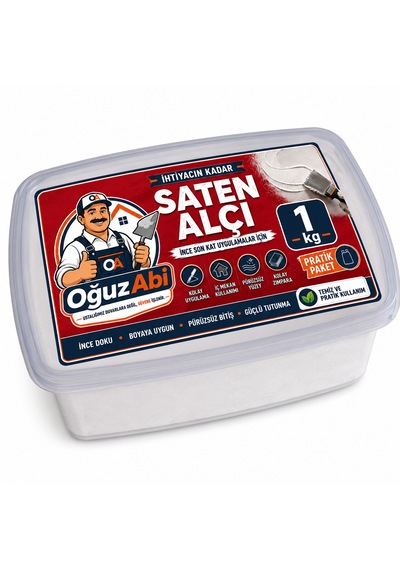 Saten Alçı Son Kat 1000 Gr