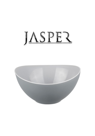 Jasper Açık Gri Çok Amaçlı Lüx 7 Parça Salata Servis Seti