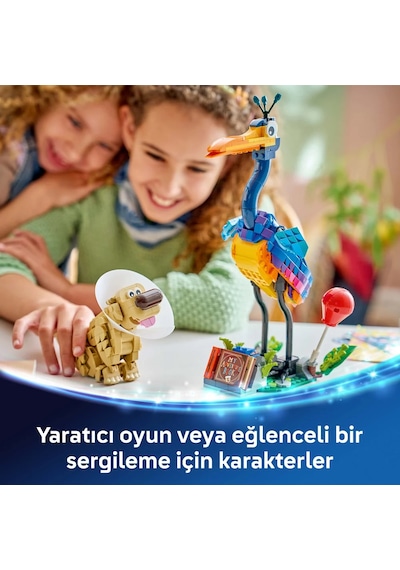 LEGO® ǀ Disney ve Pixar Kevin ve Dug 43290 - 9 Yaş ve Üzeri Çocuklar için 2 Figür İçeren Yaratıcı Oyuncak Yapım Seti (628 Parça)