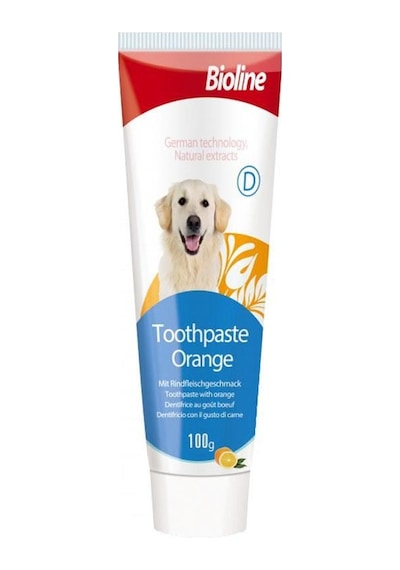 Bioline Portakal Aromalı Köpek Diş Macunu 100 G