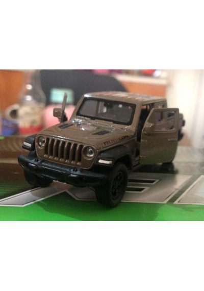 Oyuncak Metal Model Jeep 1 / 36 Çek Bırak Yeşil Rubicon Gladiatör