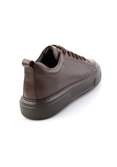 Bambi Kahve Floter Hakiki Deri Erkek Sneaker E01082020240