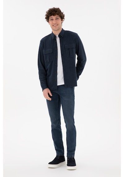 U.s. Polo Assn. Erkek Lacivert Gömlek Örme 50290770-vr033 Lacivert