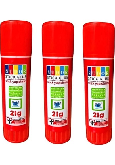 3 Adet Yapıştırıcı Südor Stick Glue 21 Gr