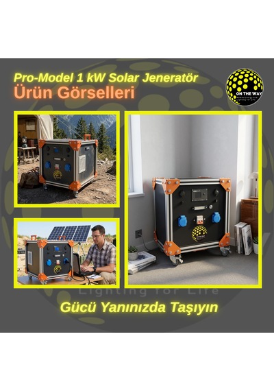 Otw Pro-model 1000w Mobil Güç İstasyonu Lifepo4 Bataryalı Solar Jeneratör