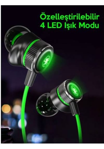 Polham Led Işıklı 3D Ense Tipi Bluetooth Oyuncu Kulaklığı Stereo (515953369)