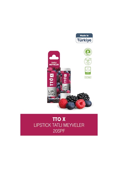 Tto X Tatlı Meyveler Lipstick SPF20