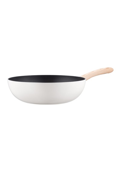 Madame Coco Manon Wok Tava - Beyaz - 29 Cm 8684427113455 Beyaz