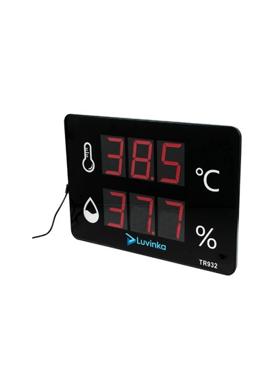 Luvinka Tr932 Duvar Tipi Dijital Termo & Higrometre 40cm Ekran