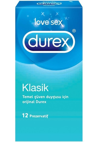 Durex Klasik Temel Güven Duygusu Prezervatif 12'li