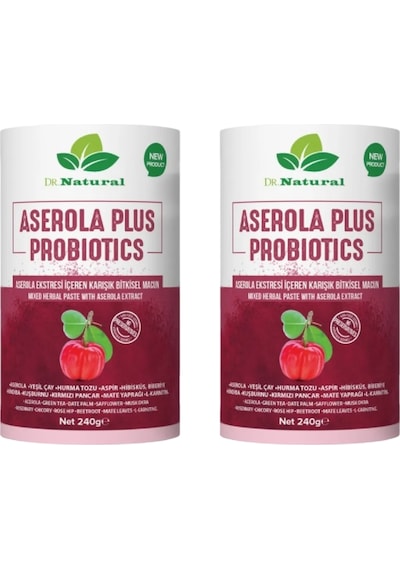 Dr. Natural Aserola Eki İçeren Karışık Bitkisel Macun 2 x 240 G