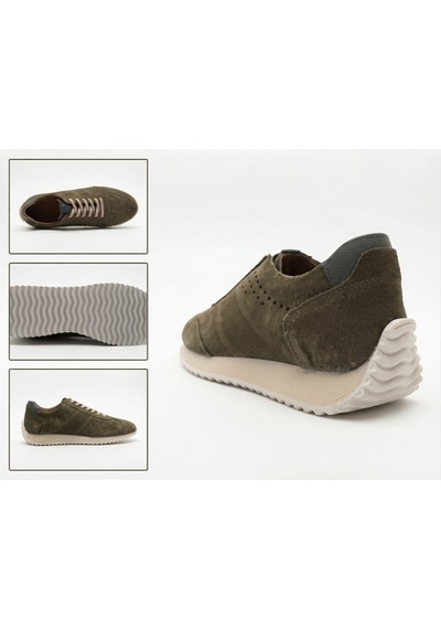 Growish Gd0125 Hakiki Yeşil Nubuk Süet Deri Termoaktif Taban Üst Kalite Koku Yapmaz Çift Renk Hafif Taban Sneaker Ayakkabı Haki - Yeşil Growish Gd0125 Hakiki Yeşil Nubuk Süet Deri Termoaktif Taban Üst Kalite Koku Yapmaz Çift Renk Hafif Taban Sneaker Ayakkabı Haki - Yeşil