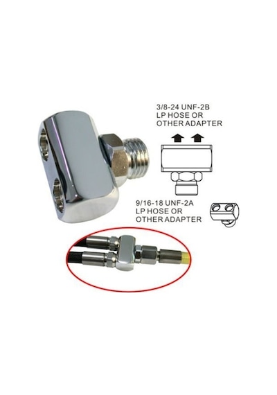 Kraken  Regülatör Adaptör Ad30 Hortum Adaptör Lp Alçak Basınç Çokl