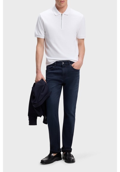 Boss Pamuk Karışımlı Slim Fit Normal Bel Jeans Erkek Kot Pantolon 50566914 403 Lacivert Boss Pamuk Karışımlı Slim Fit Normal Bel Jeans Erkek Kot Pantolon 50566914 403 Lacivert