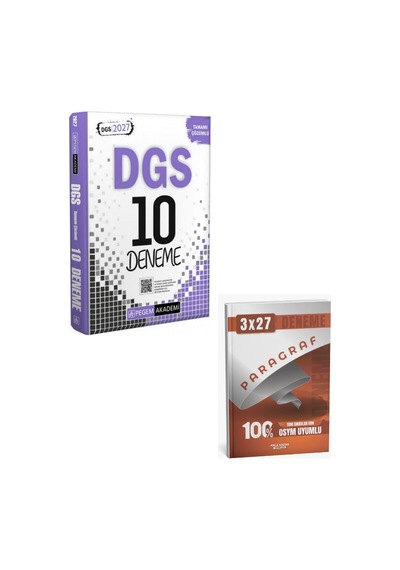 Pegem 2027 Dgs Tamamı Çözümlü 10 Deneme+ Anla Kazan Paragraf