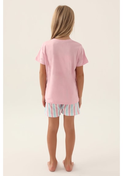 Arnetta My True Toz Pembe Kız Çocuk Şort Takım 5274-42663 Pembe