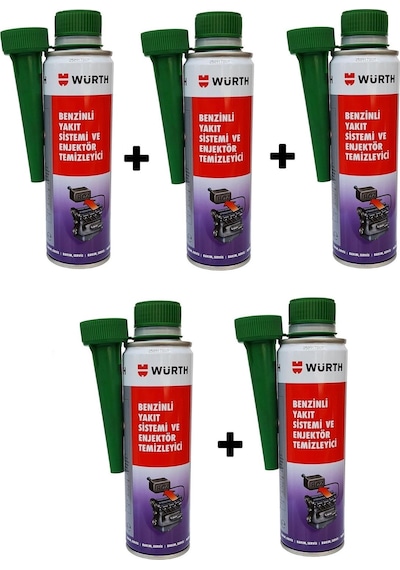 Würth Benzin Enjektör Temizleyici 5 Adet
