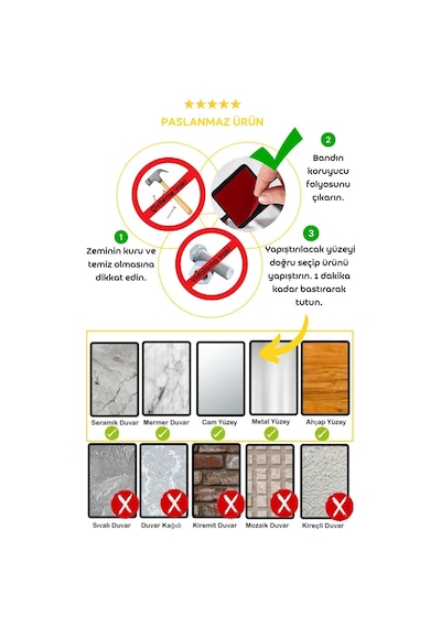 Karteya Yapışkanlı Gümüş Yuvarlak Havluluk Banyo Mutfak Havlu Askılık Gümüş