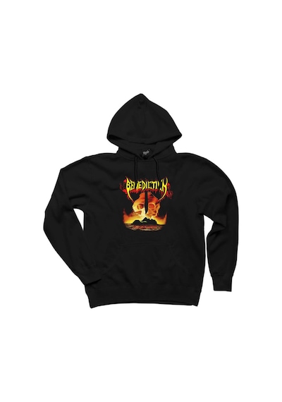 Benediction Subconscious Terror Siyah Kapşonlu Sweatshirt Hoodie Siyah