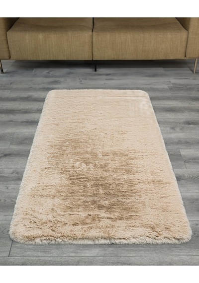 Bespoky Sydney Modern Dokulu Salon Halısı Makine Dokuma Bej