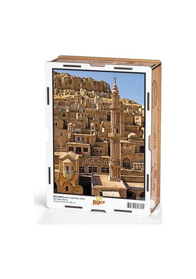 Mardin Ve Şehidiye Camii Ahşap Puzzle 2000 Parça (dı51-mm)