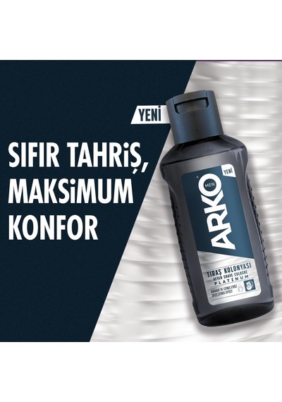 Arko Men Tıraş Sonrası Koloya, Platinum, 255 Mililitre Amber